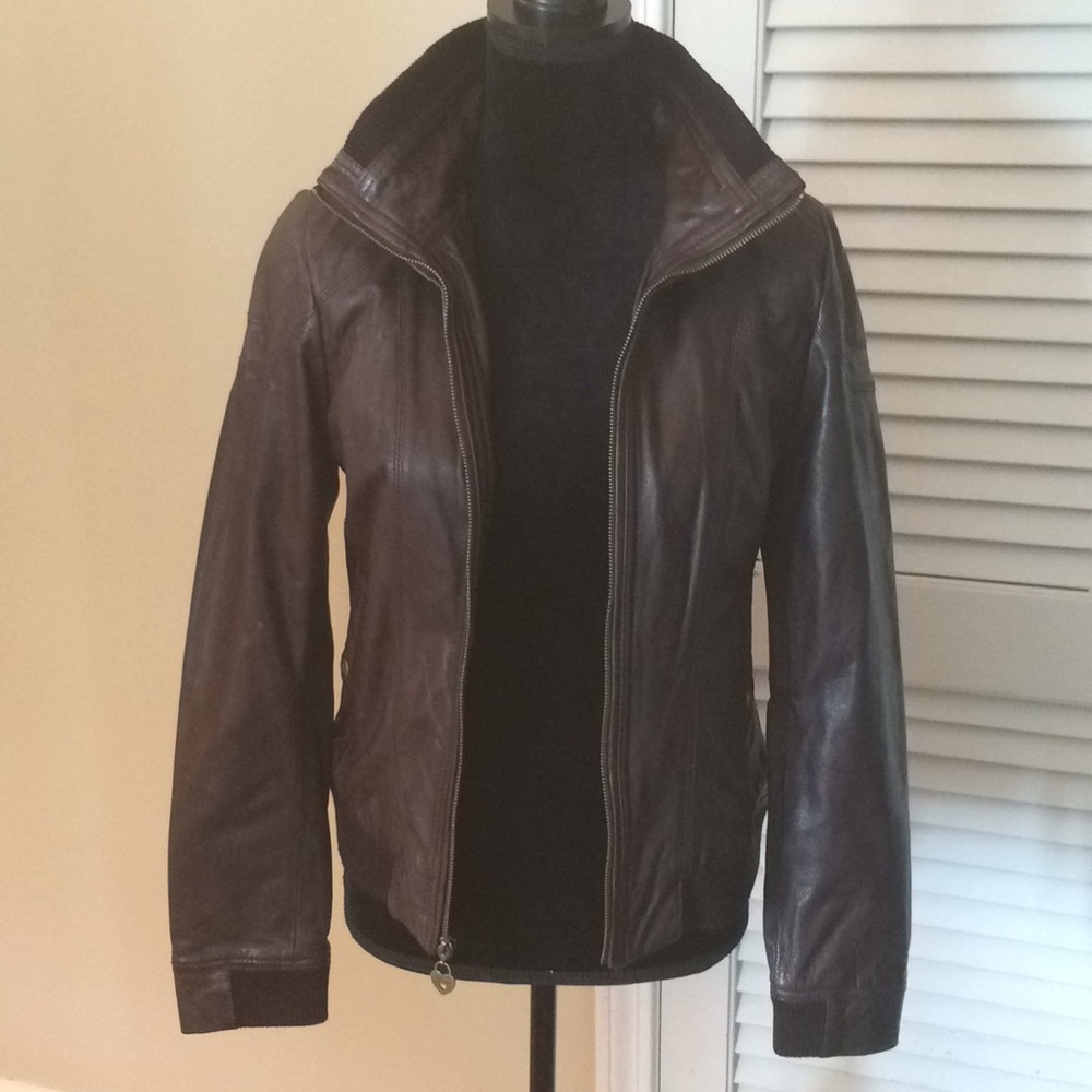 Leather jacket